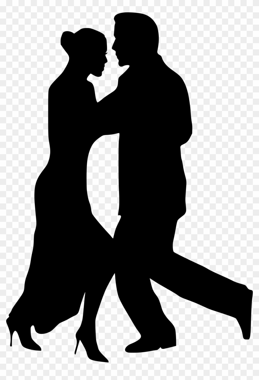 Couple Dance Dancer Dancing Performance Silhouette - Dancing Couple Silhouette Png #66340