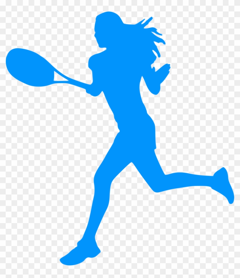 Silhouette Sports 14 Icons Png - Vinyl Wall Decal Sticker Tennis Player Size 84inx72in #66432