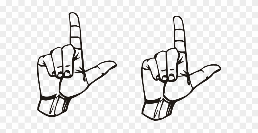 Love & Loyalty Clip Art - Sign Language For Restroom #66471