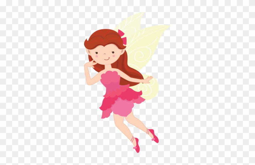 Cute Fairies-cherry Clipart - Pink Fairy Clip Art #66530