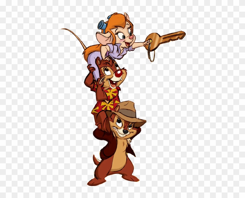 Rescuekey - Chip And Dale Rescue Rangers Png #66595