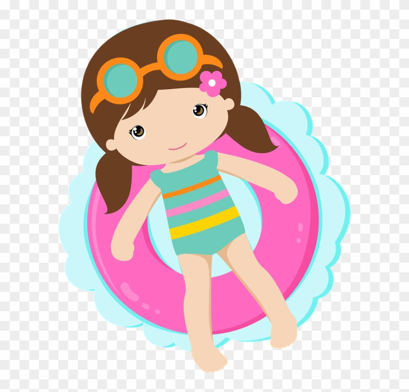 Clip Art, Girl Stuff, Julia Faria, Scrap, Nana, Felt - Pool Party Png #66622