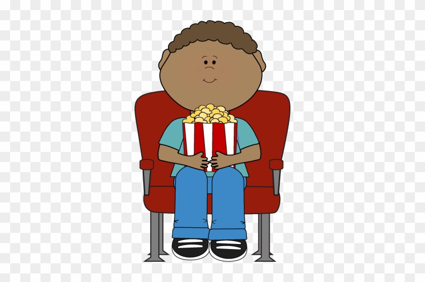 Movie - Watching A Movie Clipart #66663