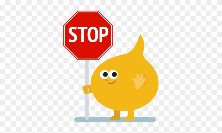 Buncee Man With A Stop Sign - Tb Dots Logo #66670