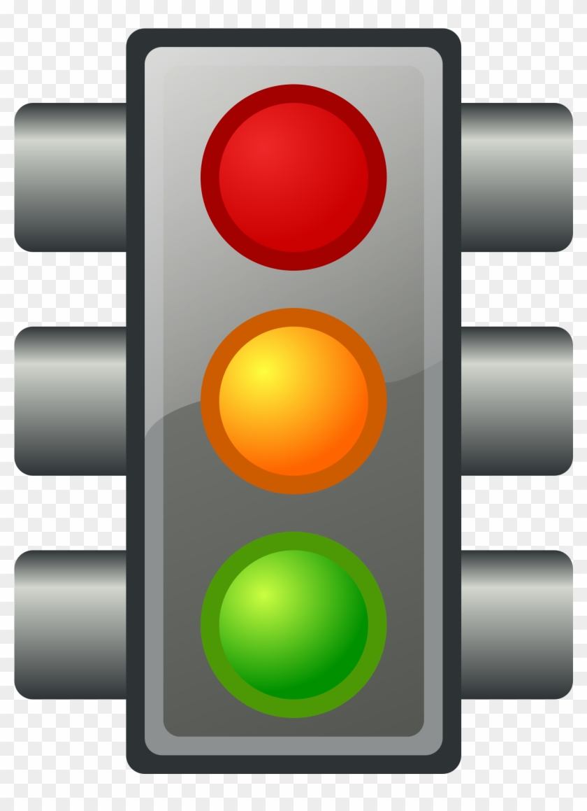 Traffic Lights Clipart - Red Flashing Traffic Light #66674