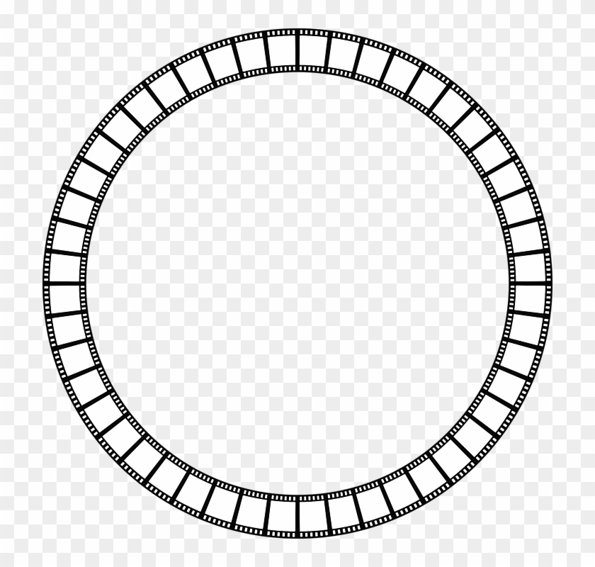 Abstract, Art, Border, Camera, Cinema - Circle Vector Png Frame #66815