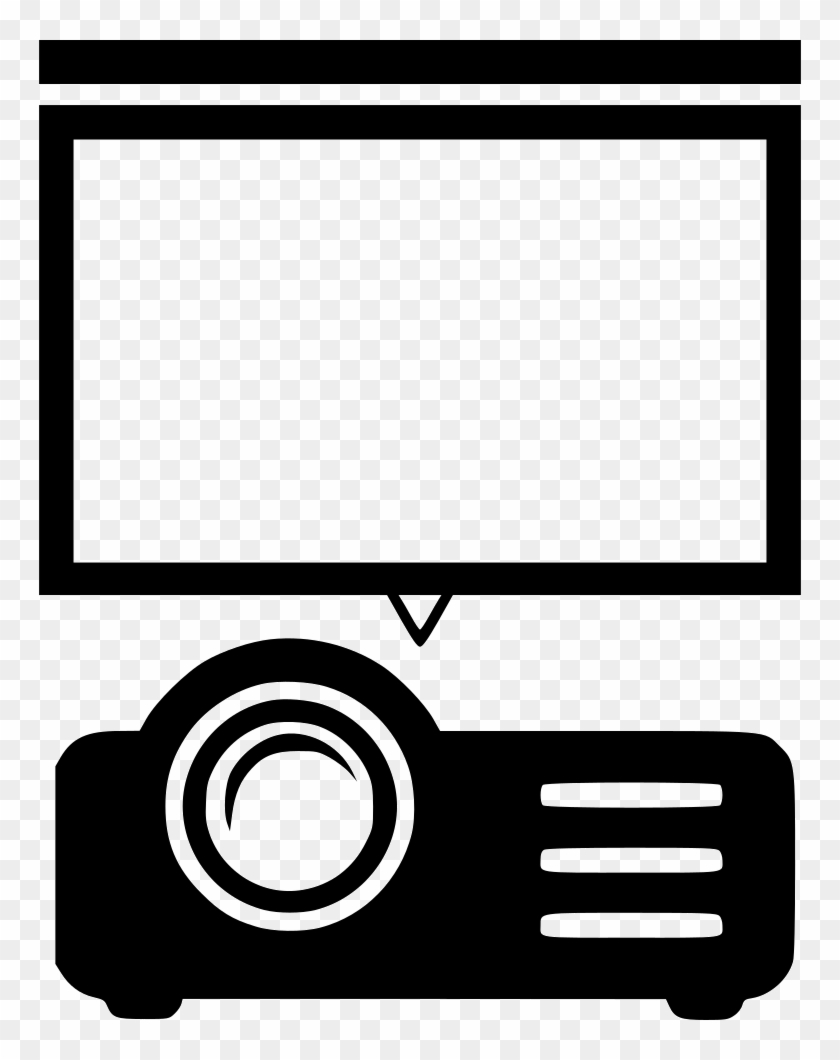 Projector Screen Movie Presentation Comments - Projector Icon Png #66848