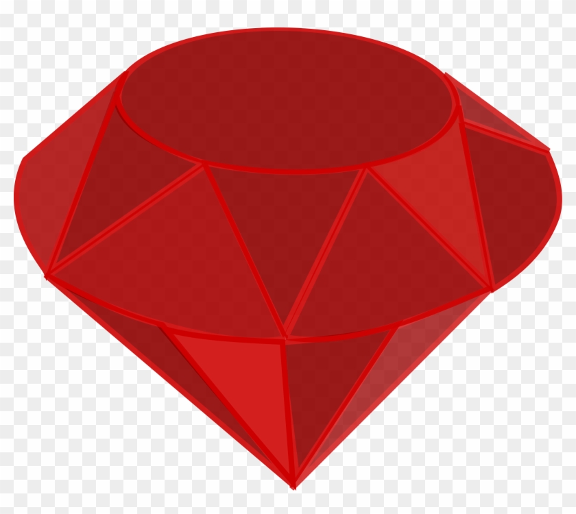 Diamond Clipart Ruby - Ruby Transparent #66979