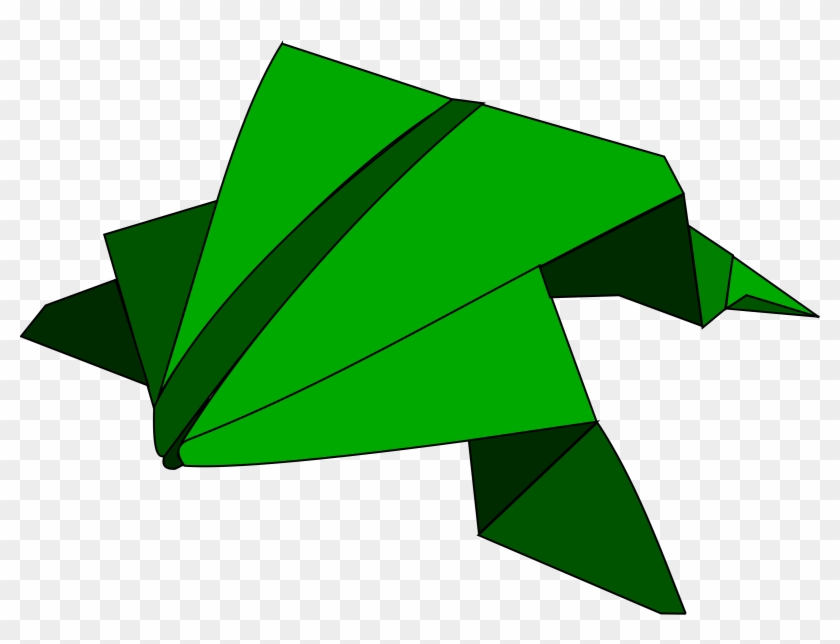 Free Clipart - Origami Frog Clipart #67106