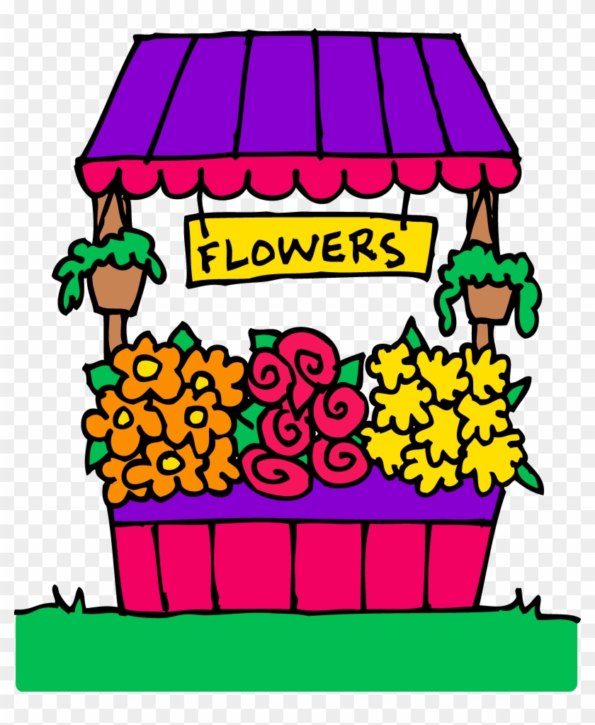 Stand - Flower Shop Clipart #67216