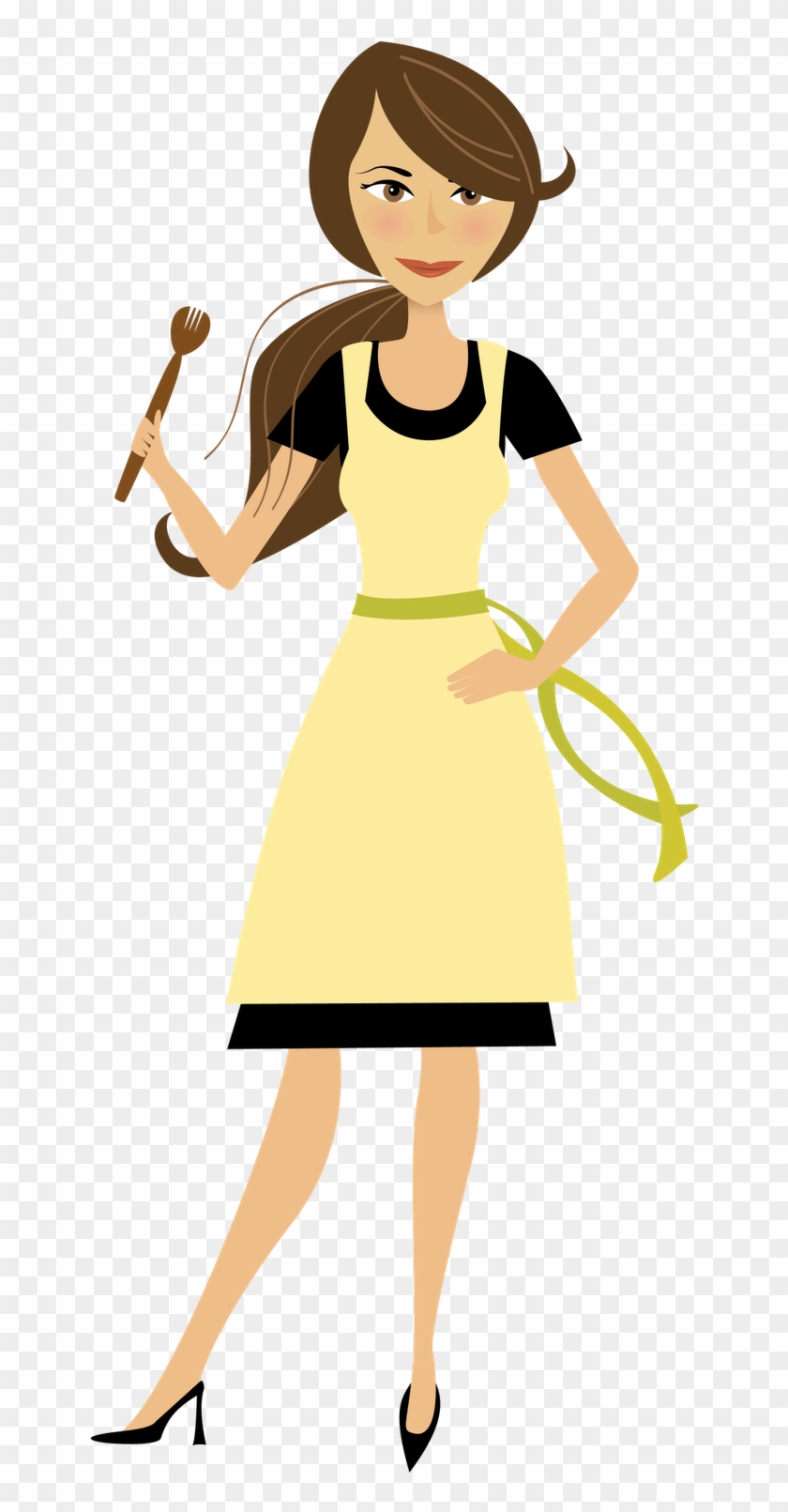 Cooking Mom Clipart - Mom Cooking Clip Art #67263