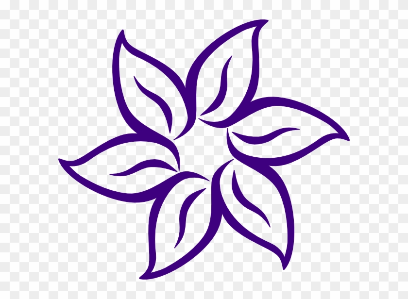 Lavender Flower Clip Art - Cartoon Flowers #67261