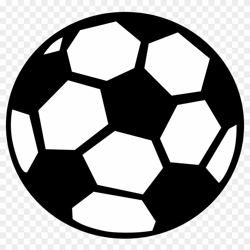 Ball Clipart Black And White Soccer Clip Art Panda - Soccer Ball Vector Png #67378