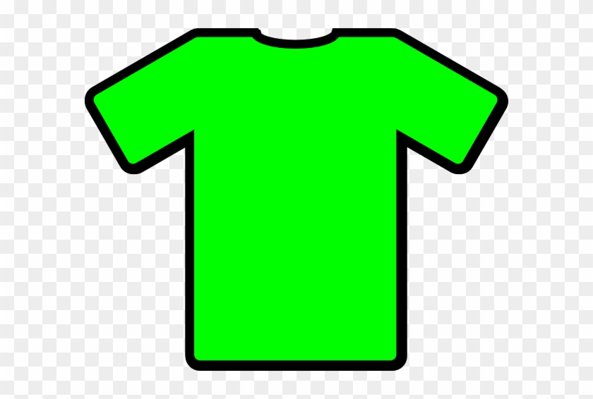 Neon Clipart T Shirt - Green T Shirt Clip Art #67440