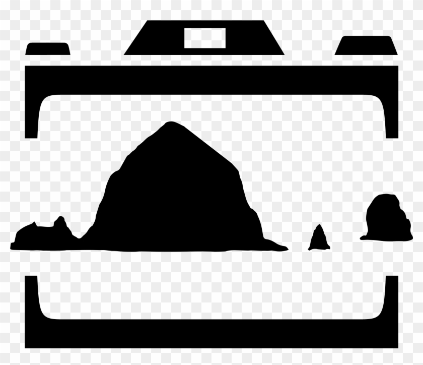 Haystack Rock Clip Art #67704