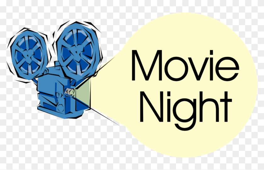 Movie Clipart Black And White Free Movie Night Clipart - Movie Projector Clip Art #67722