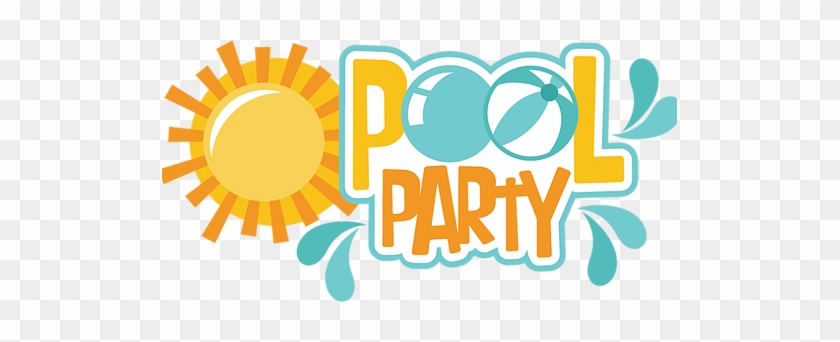 Pool Party Clipart Transparent - Pool Party Logo #67745