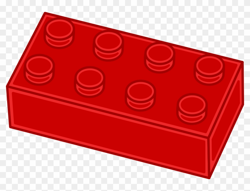 Download Vector Graphic Brick Lego Red - Red Block Clipart #67754