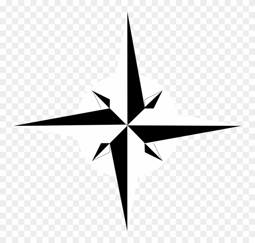 North Star Clip Art At Clker - Polaris Star Black And White Clipart #67820