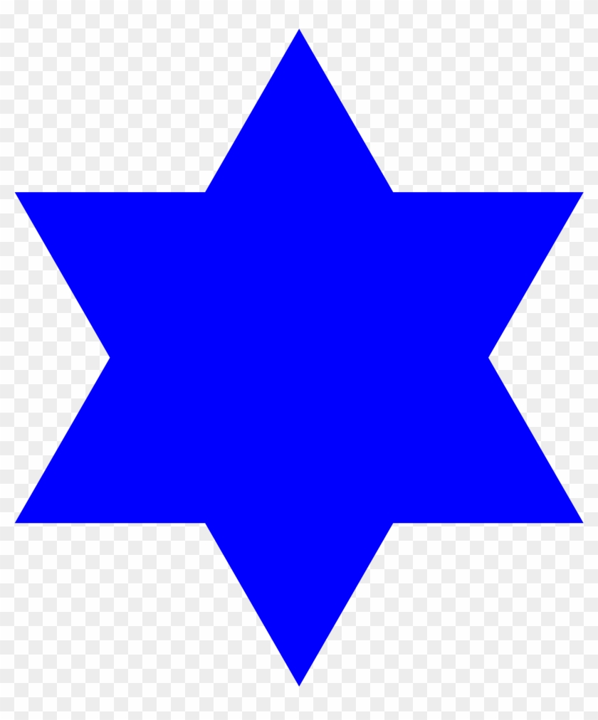 Image Of The Star Of David - Blue Star Of David #67844