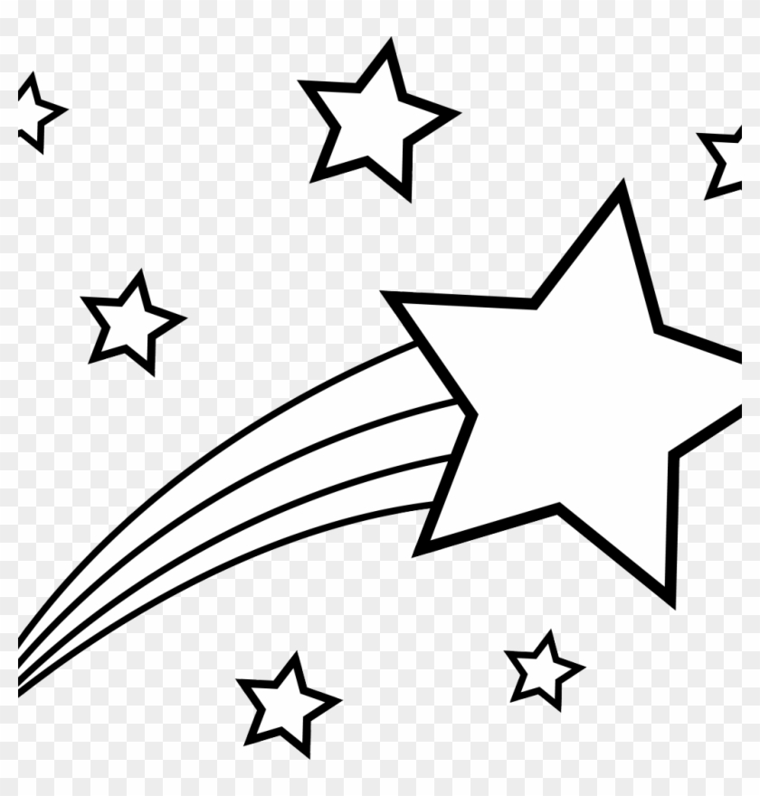 New Drawing A Shooting Star - Shooting Stars Coloring Pages #67850