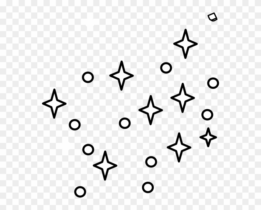 White Stars Clip Art - Stars Clipart Black And White #67858