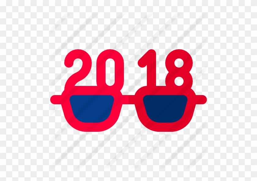 New Year Glasses - New Years Glasses Clipart #386067