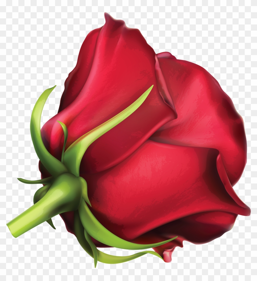 Red Rose Clipart Large - Clip Art #386119