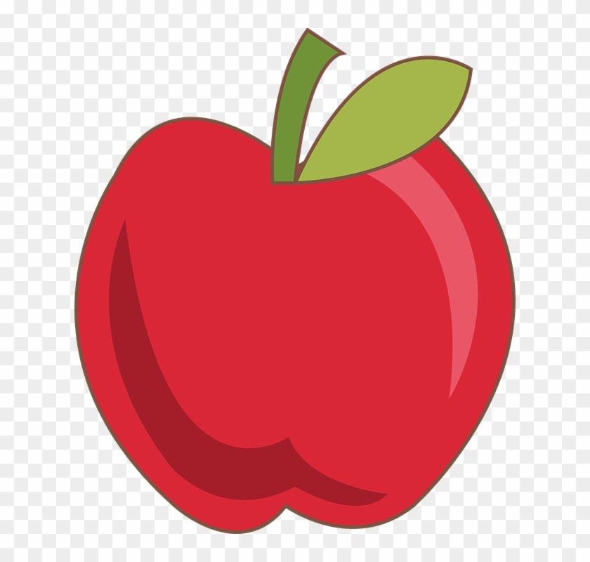 Apple, Fruit, Red Apple - Snow White Apple Clip Art #386111