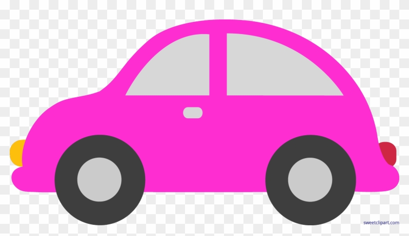 Clipart Pink Car Toy By Liz Clip Art Sweet - Transparent Background Car Clipart #386223
