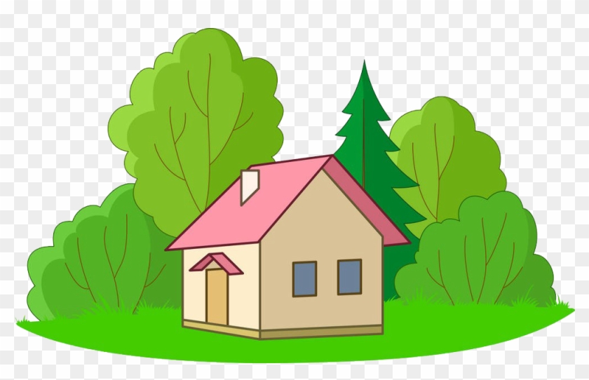 House Forest Royalty-free Clip Art - House Forest Royalty-free Clip Art #386287