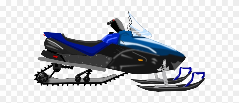 Free Vector Snowmobile Clip Art - Snow Mobile Clip Art #386261