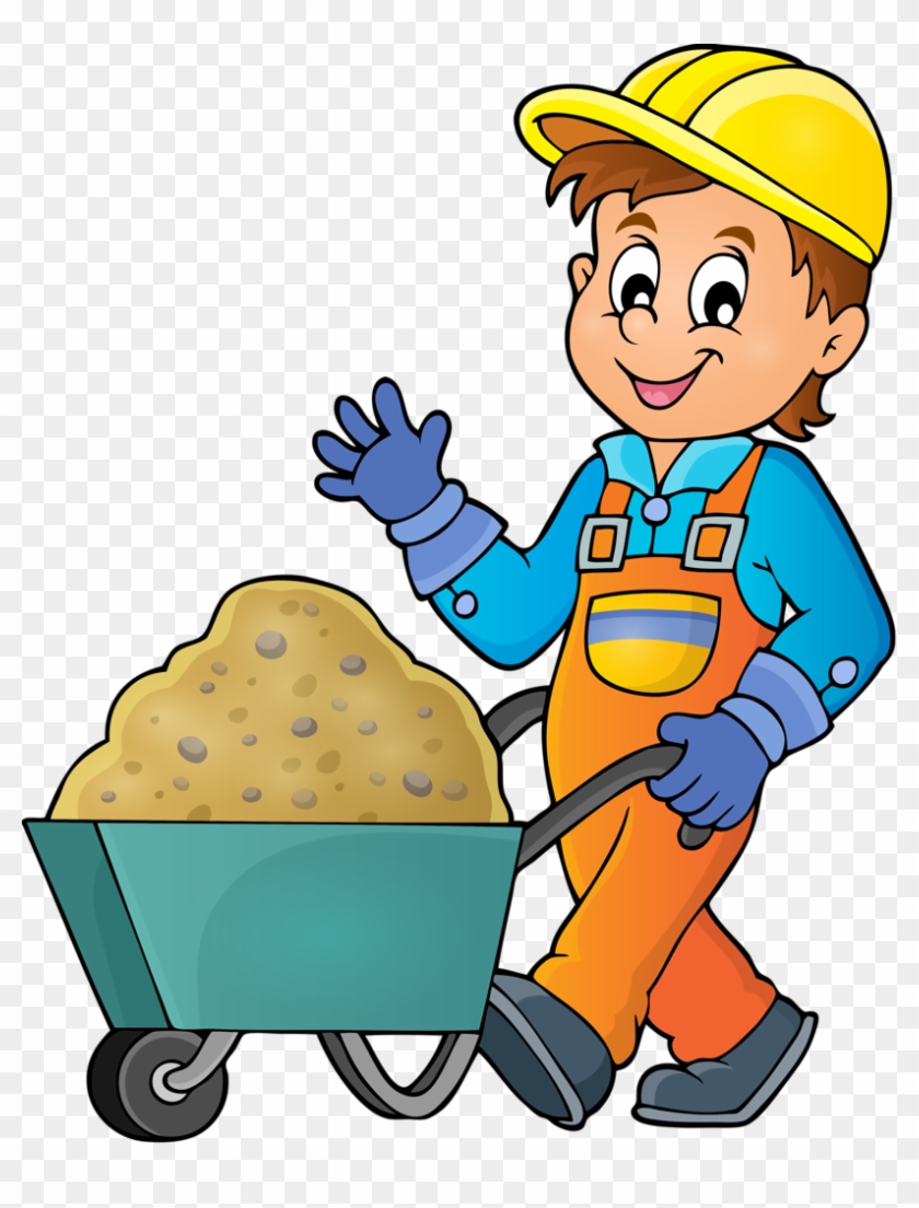 Construção - Construction Worker Clipart Png #386299