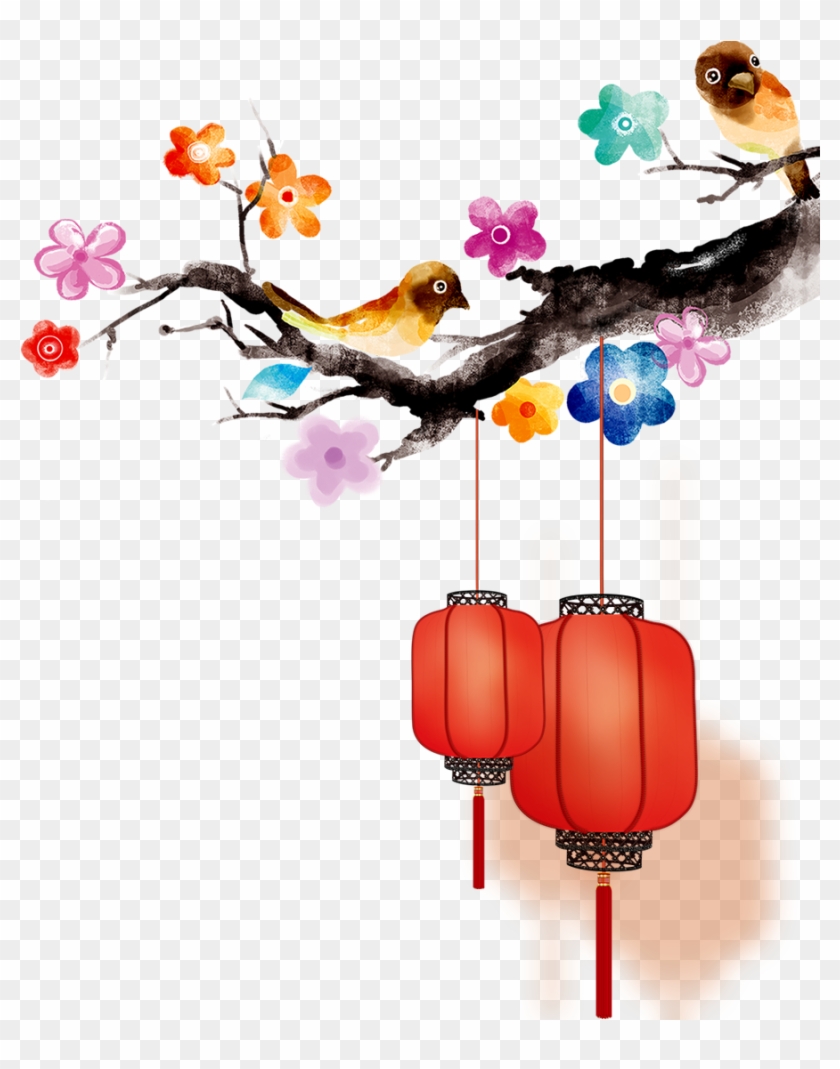 Chinese New Year Download Watercolor Painting Taobao - Chinese New Year Download Watercolor Painting Taobao #386369