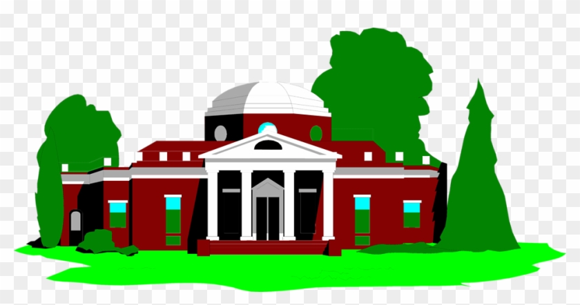 Illustration Of Monticello In Virginia - Monticello Clipart #386350