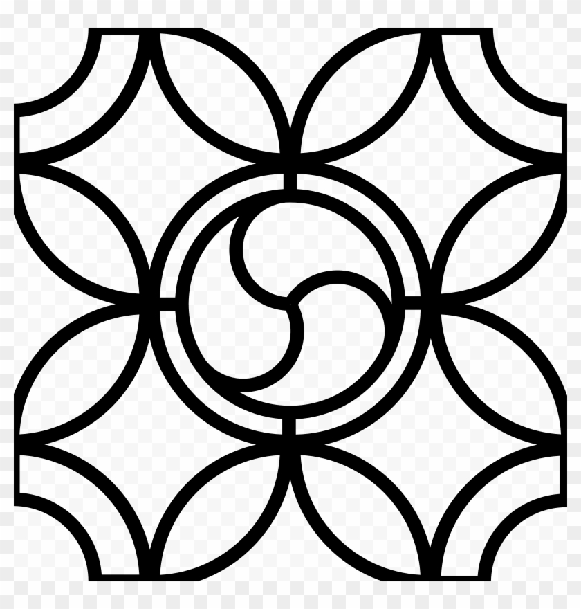 Triskell Leaded Glass Base - Outlines Of Cool Patterns #386421