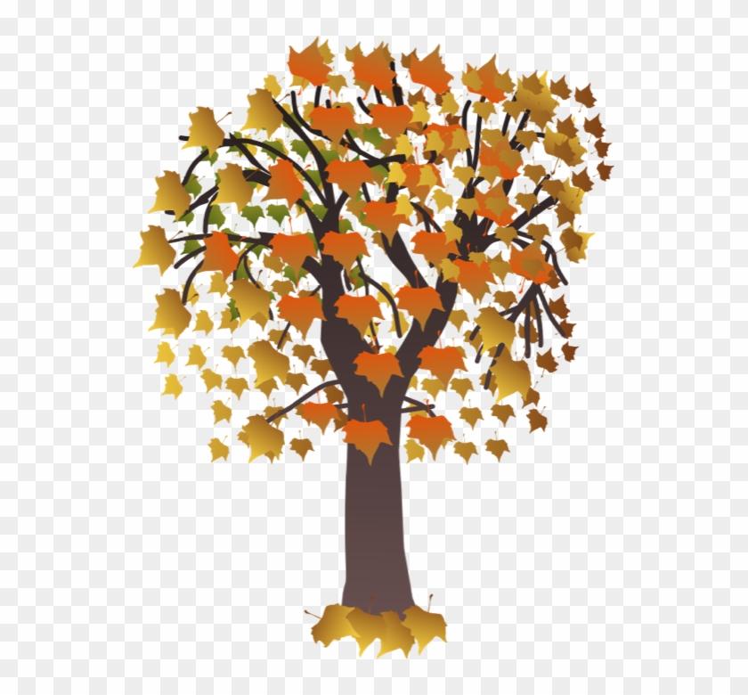 Free Tree Clipart Animations Of Trees Autumn Clip Art - Maple Tree Clip Art #386460