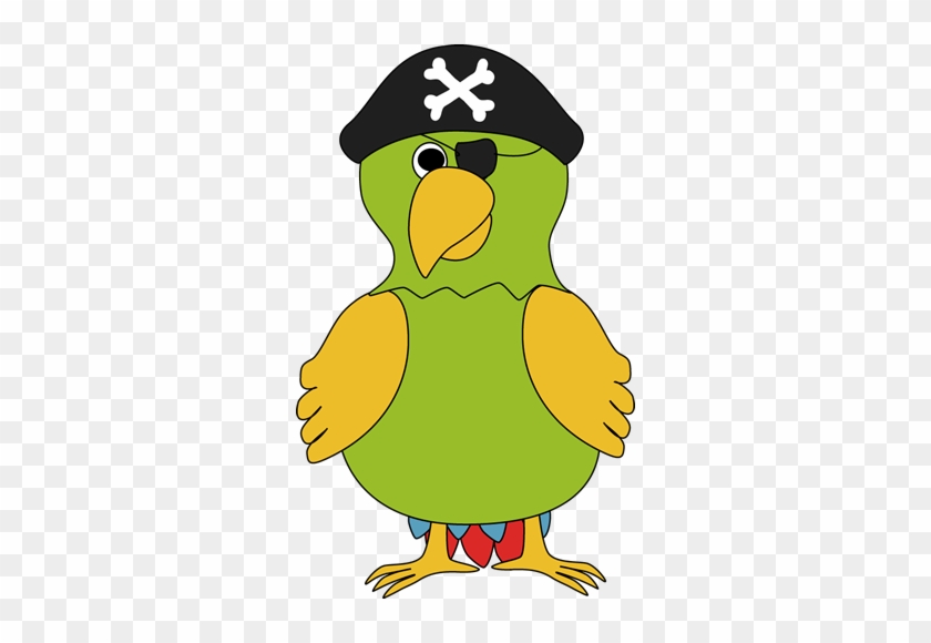 Parrot Clipart, - Pirate With Parrot On Shoulder Clip Art #386593