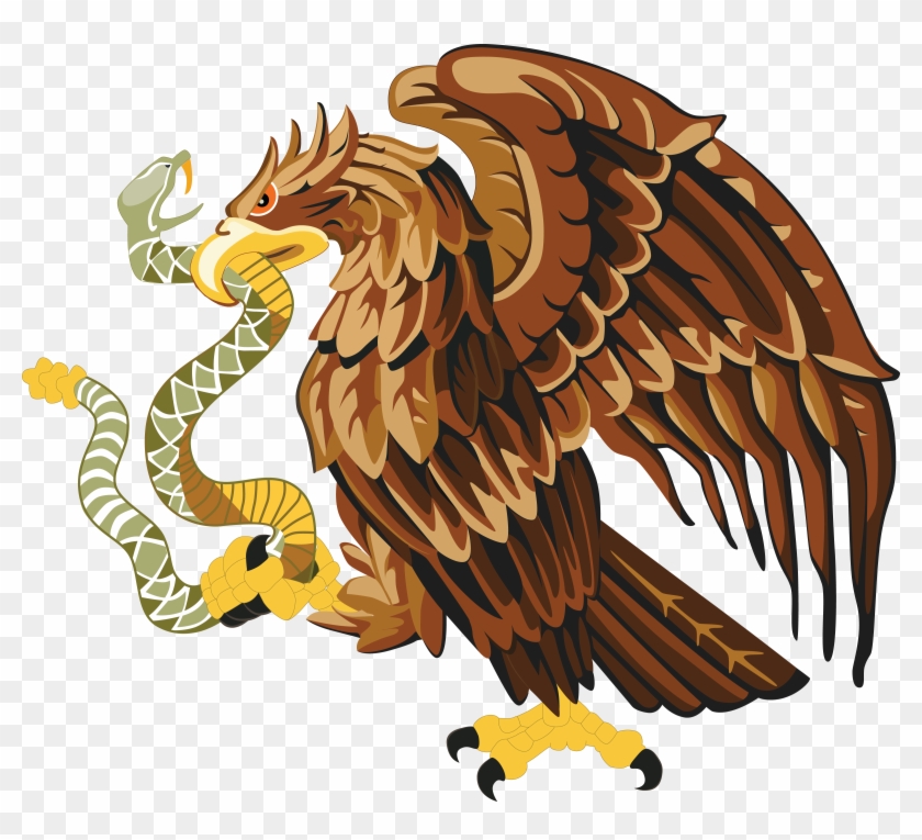 71 Snake Clipart - Mexico Eagle And Snake #386600