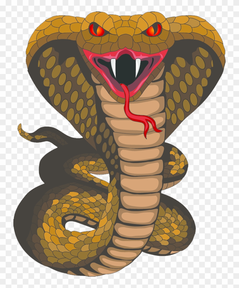 Snake Clipart Comic - King Cobra Clip Art #386609