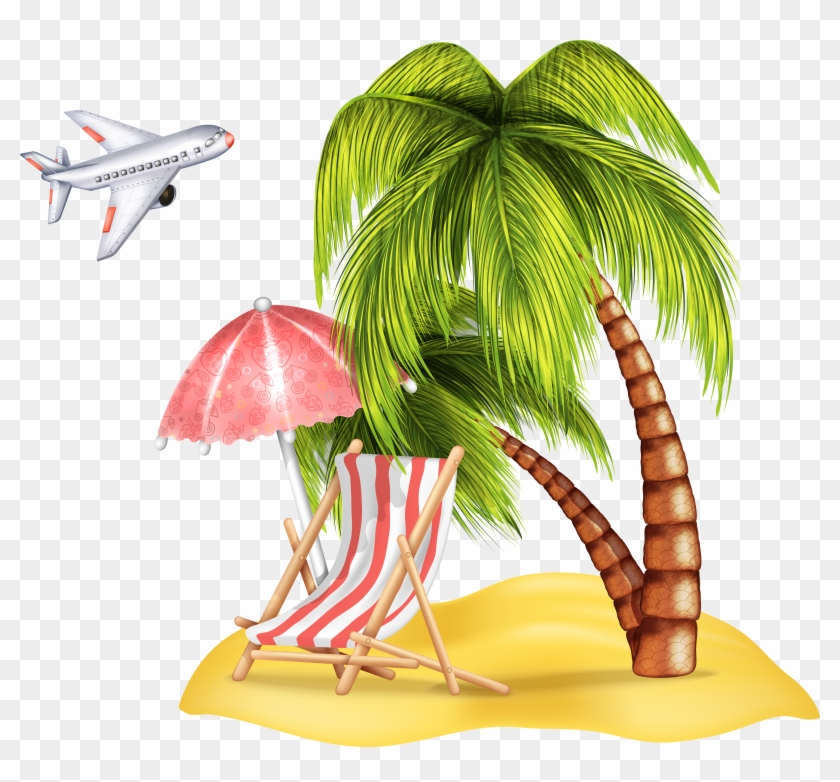 Palm Islands Beach Clip Art - Palm Islands Beach Clip Art #386657