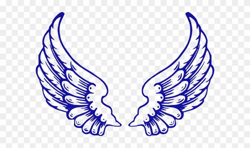 Running Wings Clip Art - Angel Wings And Halo #386788