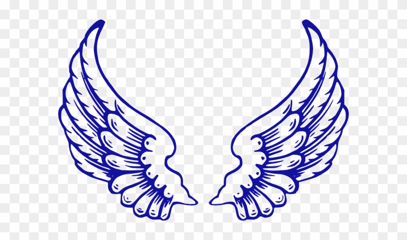 Running Wings Clip Art - Angel Wings And Halo #386788