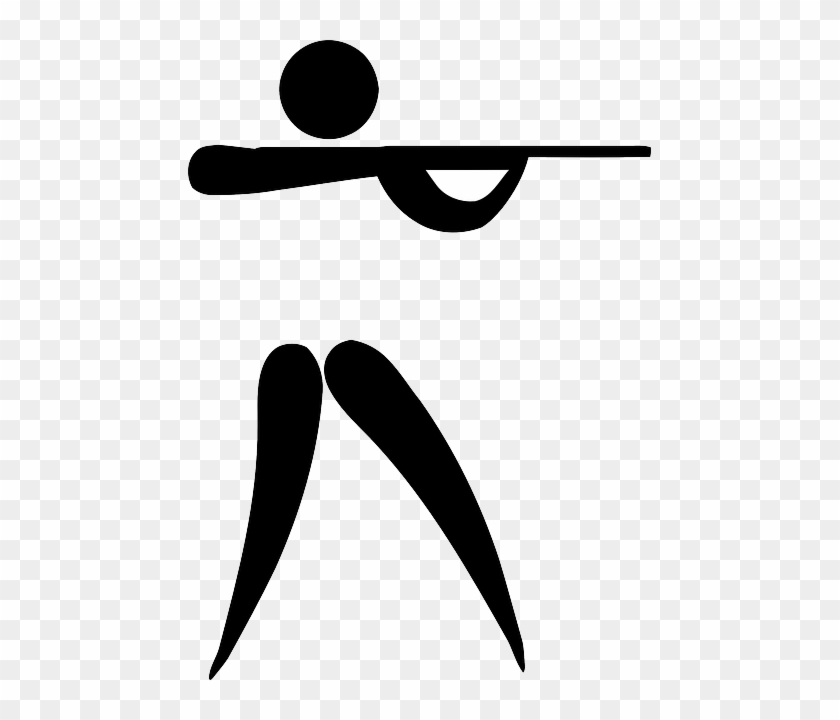 Olympic Symbol, Sport, Sports, Logo, Pictogram, Shoot, - Sport Symbols For Olympics #386824