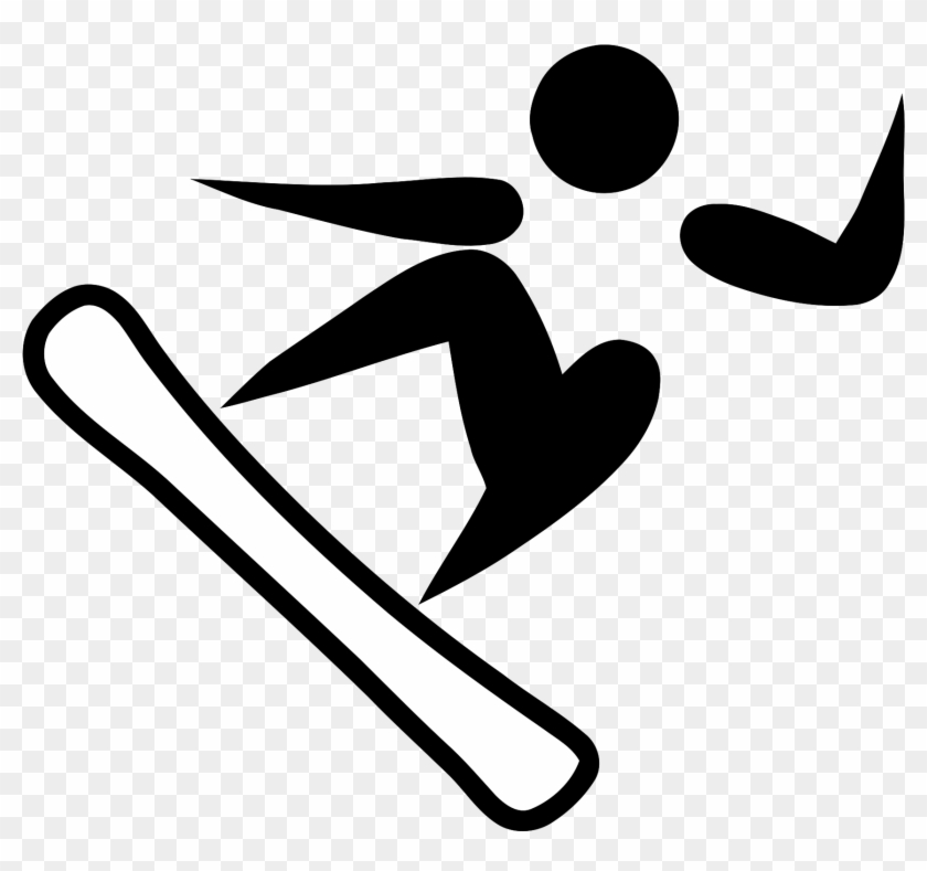 Snowboarding At The Winter Olympics - Pictogram Snowboarding #386838