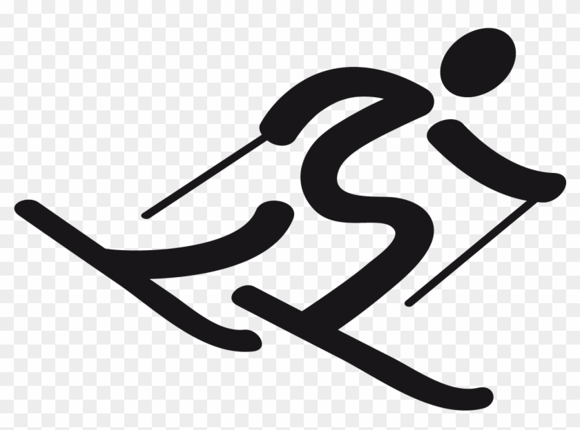 17 Alpine Olympic Icon Image - Alpine Skiing Olympic Symbol #386857