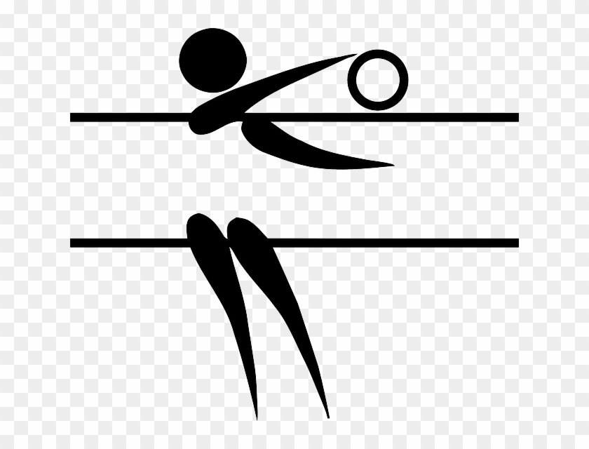 Symbol, Sport, Cartoon, Ball, Symbols, Logos - Volleyball Clipart #386858