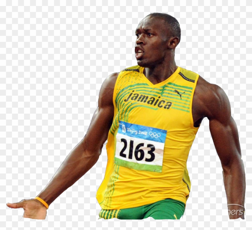 Usain Bolt Png Clipart - Most Fastest Man In The World #386882