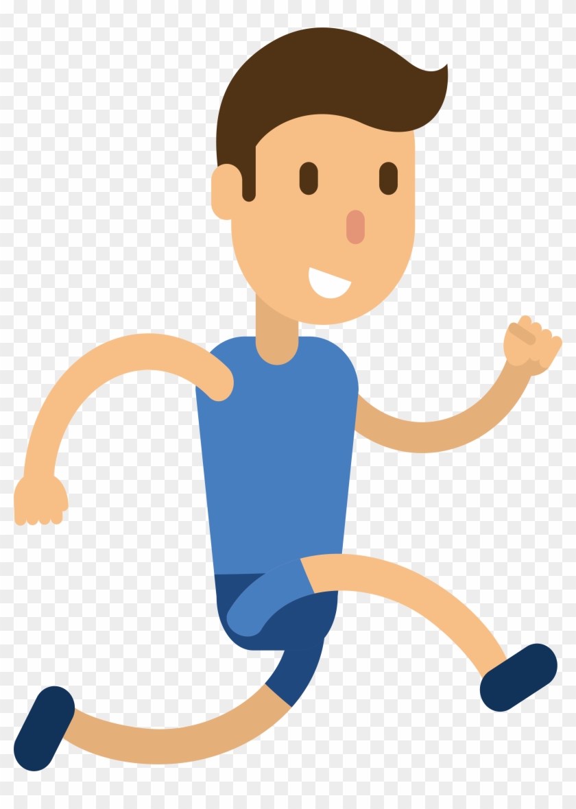 Drawing Running Athlete Illustration - Drawing Running Athlete Illustration #386996