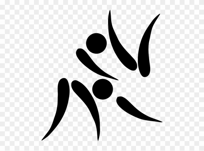 Sports Logos Clip Art - Aikido Simbolo #386927